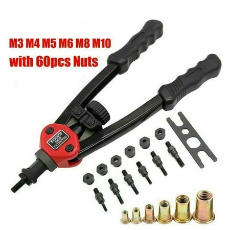 

Riveting Set Dual-hand Tool Automatic Riveting Manual Nut Easy Tool Set Tools & Home Improvement