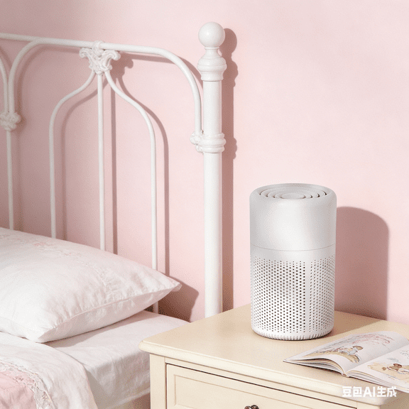 Bisitoy Filter Portable Air Purifier - Portable Mini Air Cleaner for Home Office with Aromatherapy Feature