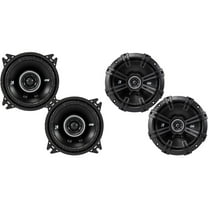 Kicker DSC670 6.75-Inch (165mm) Coaxial Speakers w/ 43DSC404 4" Coaxial Bundle