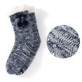 thumbnail image 4 of LEMZONE Women's Winter Slipper Socks Warm Cozy Fuzzy Fleece-lined Cabin Socks with Grippers, 4 of 5