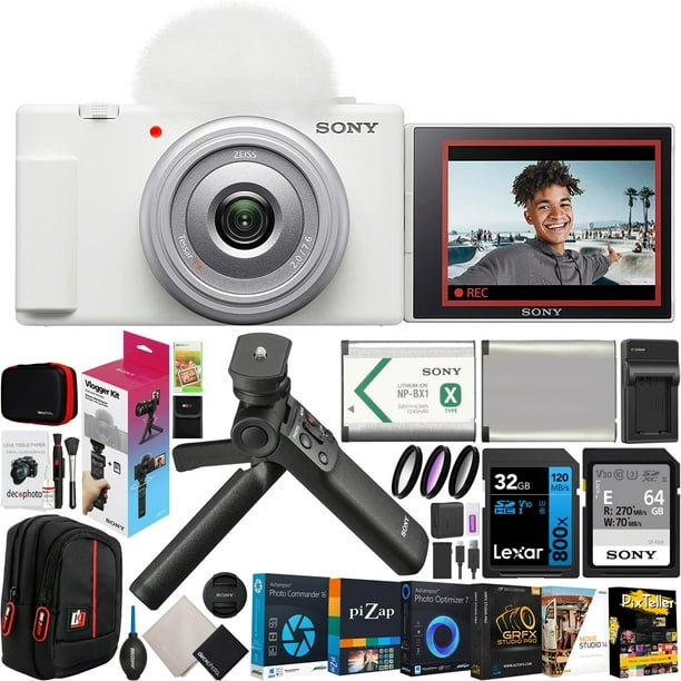 Sony ZV1F Vlog Camera with 4K Video & 20.1MP for Content Creators and