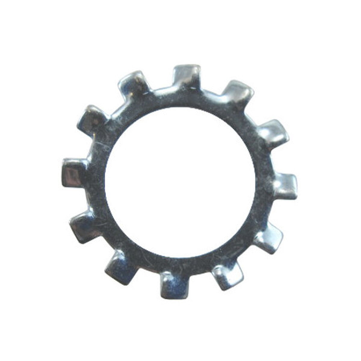100 1/4 External Tooth Lock Washers Steel Zinc Plated 
