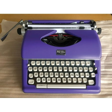Royal Classic Manual Typewriter (Purple)