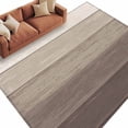 thumbnail image 2 of Brown Beige Ombre Area Rug 6x9 FT, Non Slip Living Room Throw Carpet, Farmhouse Vintage Wooden Striped Washable Soft Large Floor Carpet Non-Shedding Rug for Bedroom Dining Room Play Room, 2 of 9
