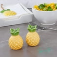 thumbnail image 5 of Servette Home Yellow Salt and Pepper Shaker Set for the Kitchen Collector - Pineapple, 5 of 7