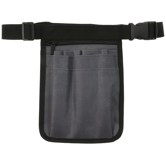 Riñonera de trabajo para personal médico, bolso de hombro, bolsa de almacenamiento de herramientas (gris)