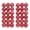 Red, variant on Staron 72Pcs Christmas Balls Ornaments for Xmas Christmas Tree, 40mm/1.58" Shatterproof Christmas Tree Decorations Ornaments Xmas Tree Hanging Ball for Holiday Party, White