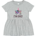 thumbnail image 3 of Inktastic First Birthday Unicorn for Girl Girls Baby Dress, 3 of 5