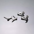 thumbnail image 5 of HOOUN New Punk Earring For Men Detachable Dual Purpose Stud Earrings Prong Ear Cha-yy-1 Pair, 5 of 8
