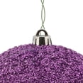 thumbnail image 2 of Vickerman Boules en Plastique 8 Pouces Orchidée Perlée Violette (Ensemble de 2), 2 of 3