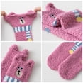thumbnail image 5 of Girls Funny Fuzzy Socks Novelty Cute Winter Warm Slipper Home Sleeping Socks Clothes, 5 of 5