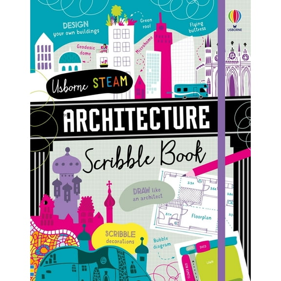 Steam Scribble Books Architecture Scribble Book, (Hardcover)
