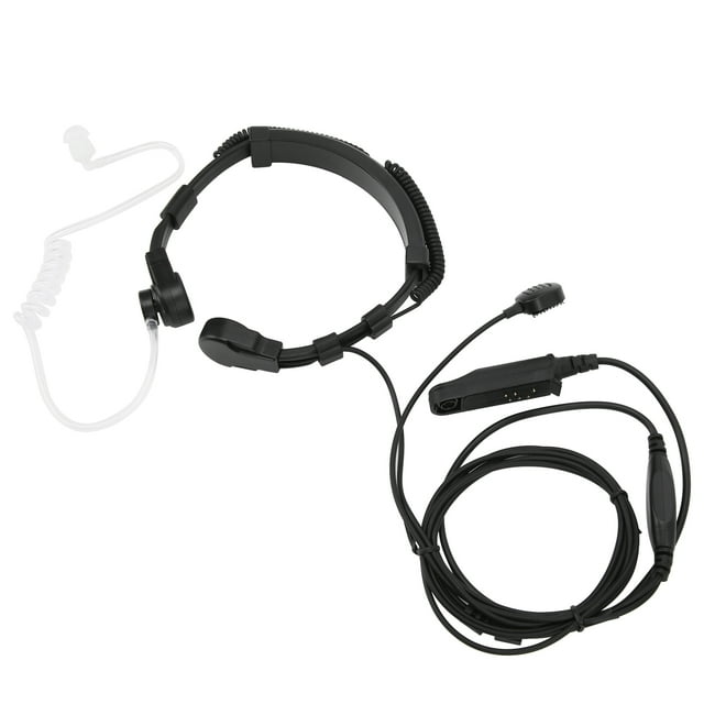 Auricular de Garganta NikouMX Micrófono de Garganta de Aire para Auricular de Tubo acústico BB