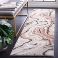 thumbnail image 2 of SAFAVIEH Cyrus Penelope Abstract Shag Runner Rug, Beige/Rust, 2'2" x 7'9", 2 of 11