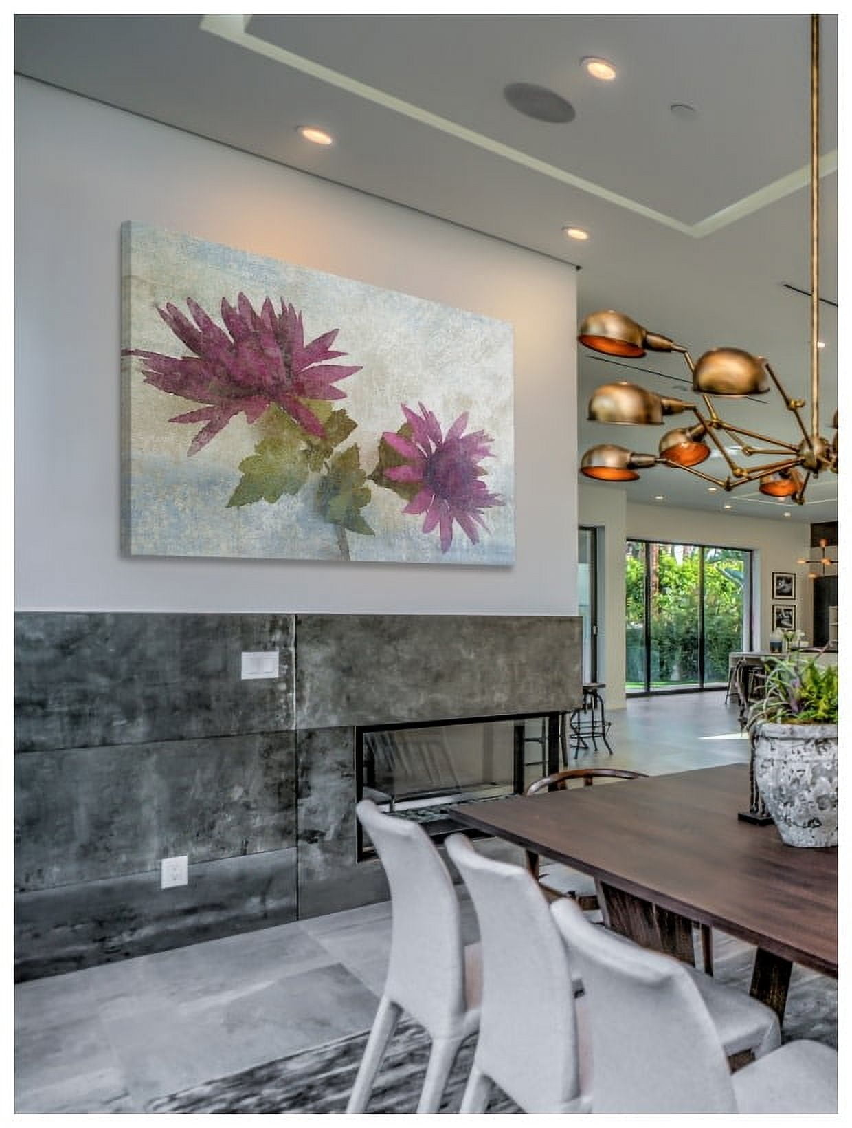 Marmont Hill - "Watercolor Garden 2" by Irena Orlov Painting Print on Wrapped Canvas