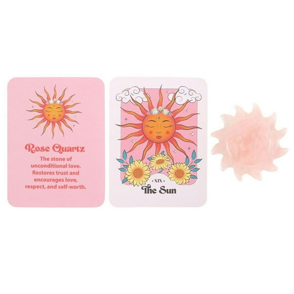 Something Different Rose Quartz Sun Crystal