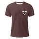 thumbnail image 4 of Camisas de Manga Larga para Hombres Imprimir Casual Cuello Redondo Blusa de Manga Corta, Camisas de Lino para Hombres, 4 of 4