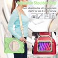 thumbnail image 6 of Dteck Case for New iPad Mini 6 Case 2021 8.3 inch, Heavy Duty Shockproof Rugged Mini 6 Case A2567/A2568/A2569 with Pencil Holder Kickstand Hand Strap Carrying Shoulder Belt Tablet,Matchagreen, 6 of 10