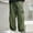 Army Green, variant on Sentmoon Cargo Pants for Boys Elastic Waist Straight Fit Wide Leg Parachute Pants Multiple Pockets Elastic Hem Solid Color Joggers Comfy for Child Sports Wear Black 6 Years