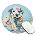 thumbnail image 2 of Disketp A Funny Little Dalmatian Puppy Small Mouse Pad 7.9x7.9 Inches,Washable Round Mousepad For Office Laptop Computer,Non-Slip Rubber Base Mouse Pads For Wireless Mouse, 2 of 9