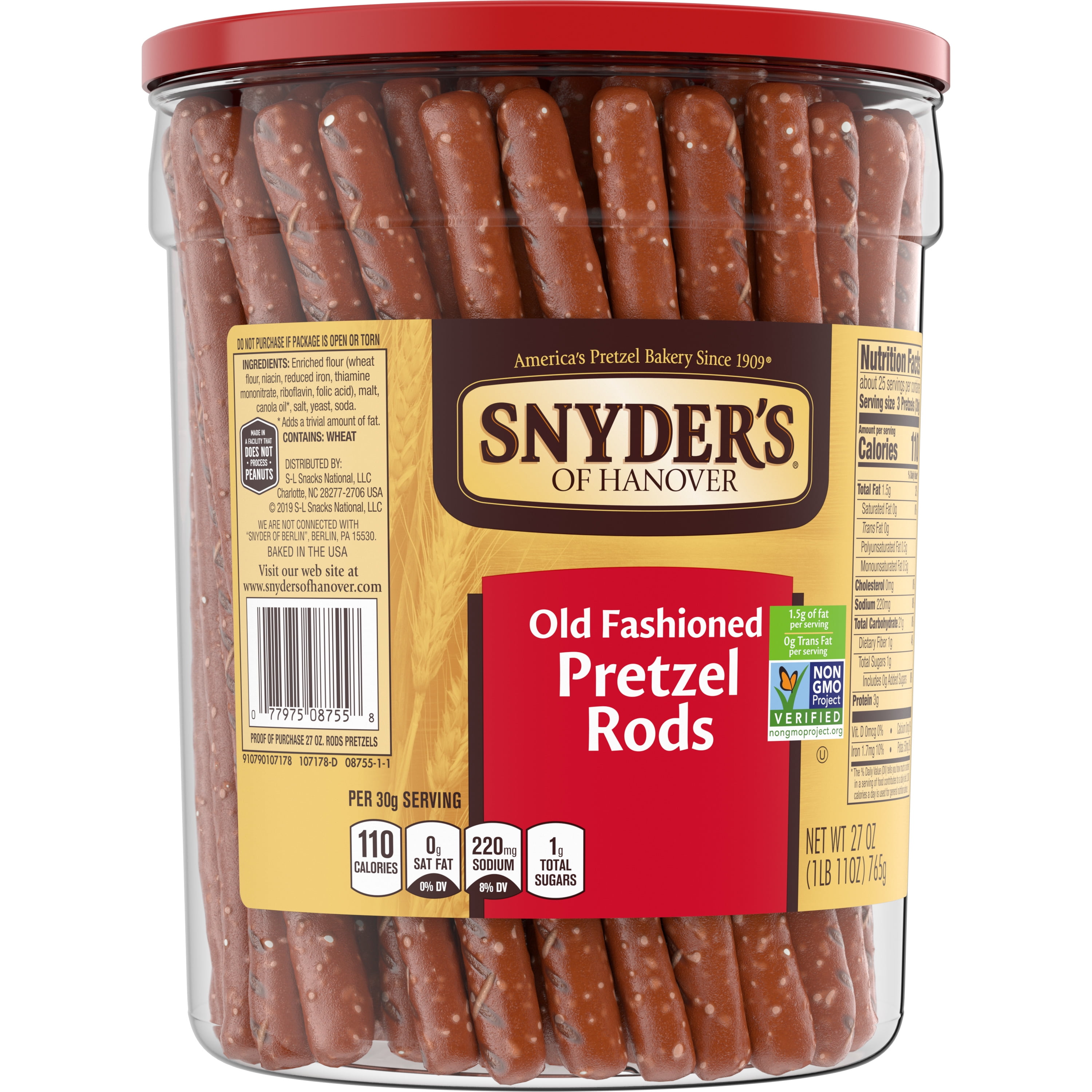Utz Pretzel Rods Nutrition Information Besto Blog