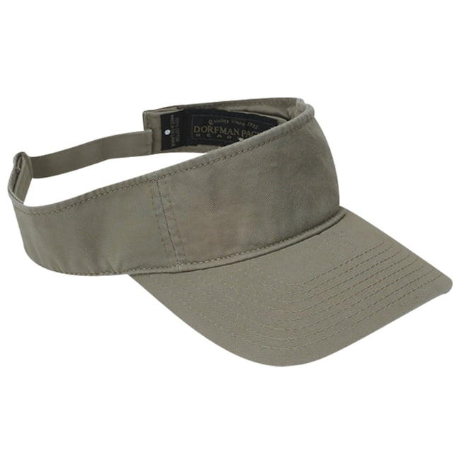 DPC Outdoor Design Cotton Washed Twill Visor Cap with Hook and Loop Closure