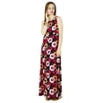thumbnail image 3 of Bimba Women Long Maxi Floral Dress Sleeveless Chic Style Rayon Custom Gown, 3 of 8