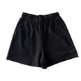thumbnail image 2 of YHAJDS Womens Pajama Pants Lightweight Knit Pocket Loose Casual Lounge Sleep Shorts, 2 of 4