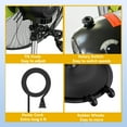 thumbnail image 5 of FANNIVERSE 20" High Velocity Industrial Floor Fan with Wheels, 3-Speed 5000 CFM Oscillating Pedestal Fan with Aluminum Blades & Copper Motor, UL/CUL Listed, 5 of 8