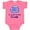Hot Pink, variant on Inktastic I'm So Cute, I Must Be Greek Sunflower Boys or Girls Baby Bodysuit