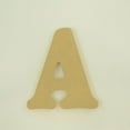 thumbnail image 3 of Package of 1, 12 Inch X 1/2" Thickness MDF Letter A in The Goudy Heavy Font, Thick, Upper Case for Art & Craft Project, Made in USA, 3 of 4