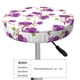 thumbnail image 4 of Balery Orchids Flowers Fundas de asiento para taburete de bar redondo de tela de terciopelo ajustables que protegen de arañazos y manchas para sillas de 14 a 17 pulgadas.-12 inch, 4 of 7