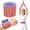 Pink & Purple, variant on AbahubFit Magnetic Wrist & Ankle Weights 2Pack for Women, 1.1LB/2.2LB Silicone Bracelet, Easy-Wear Arm Leg Weights for Jogging Yoga Pilates Walking