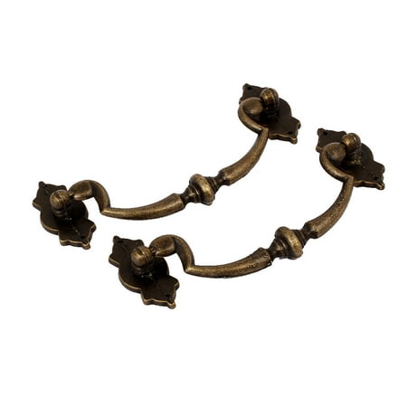 Vintage Bin Pull - Unique Bargains Vintage Style Cabinet Dresser Door Drawer Case Box Pull Handle Knob 2PCS
