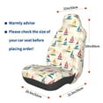 thumbnail image 3 of KLL Reto Marine Nautical Pattern Seat Covers,Universal Fit Sedans,Cars,Vans,SUV,Truck, 3 of 5