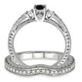 thumbnail image 3 of 1.5 Carat Black Diamond Antique Bridal set on 10k White Gold, 3 of 3