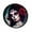 Rose Sugar Skull Girl 02, variant on KAKALAD Rose Sugar Skull Girl 02 Spare Tire Cover PVC Leather Universal Vehicle Accessories Buckle Car Tools 14”in