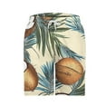 thumbnail image 4 of New trending & for spring Viikei Men's Shorts with Elastic Waist,Men Casual Fashion Print Shorts with Pockets Elastic Waist Beach Pants Beige XXXXXL, 4 of 4