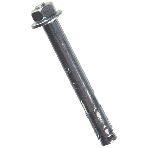 ITW Brands Sleeve Anchor Bolt - Steel, Zinc Finish, For Concrete - 50 Pack, 5/16 In. x 2-1/2 In.