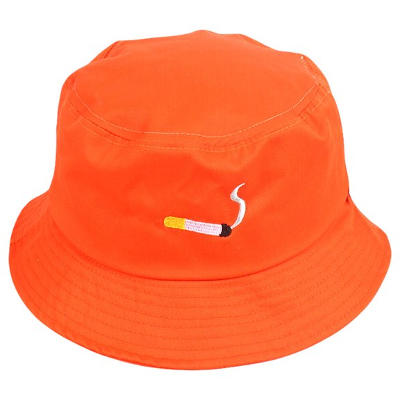 Cigarette Printing Sun Shade Bucket Hat Fisherman Hap Fashion Bucket