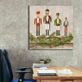 thumbnail image 6 of Epic Graffiti 'Nutcrackers on a Mantel' by Silvia Vassileva, Canvas Wall Art, 37"x37", 6 of 8