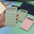 thumbnail image 6 of Djunllk Calculator - 8 Digits Portable Cute Solid Color Exquisite Small Scientific Calculator Portable Pocket Size Standard Function for On-the-Go Office Home School, 6 of 8