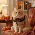thumbnail image 3 of Halloween Cat Collars, Crochet Design Adjustable Collar for Cats and Small Dogs, Festive Accessory for Holiday Parties and Trick-or-Treat, 3 of 5