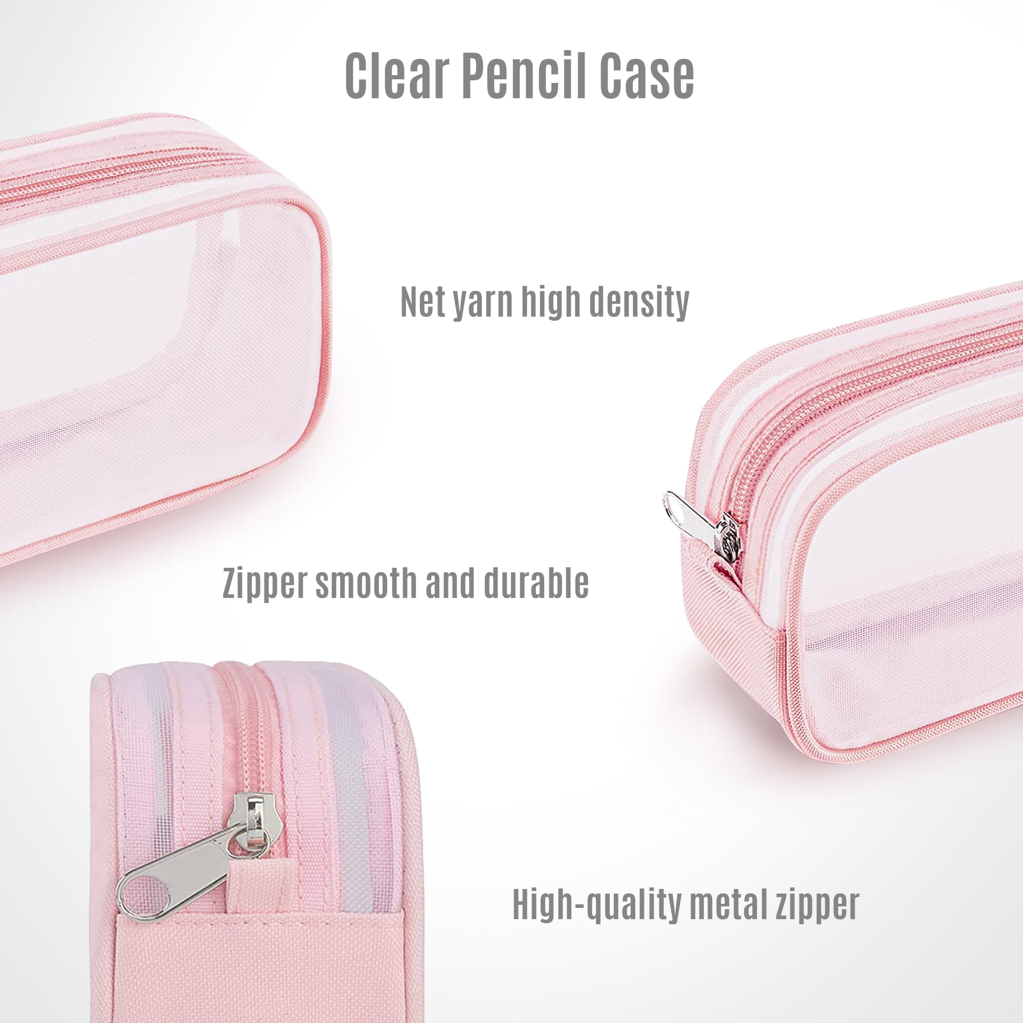  EXCEART 60 Pcs Pen Bags for Bead Pens Drawstring Gift Bags  Clear Gift Bags Pen Packaging Bags Custom Pencil Bags Bulk Pencil Cases Pen  and Pencil Case Crystal Pen Student Use
