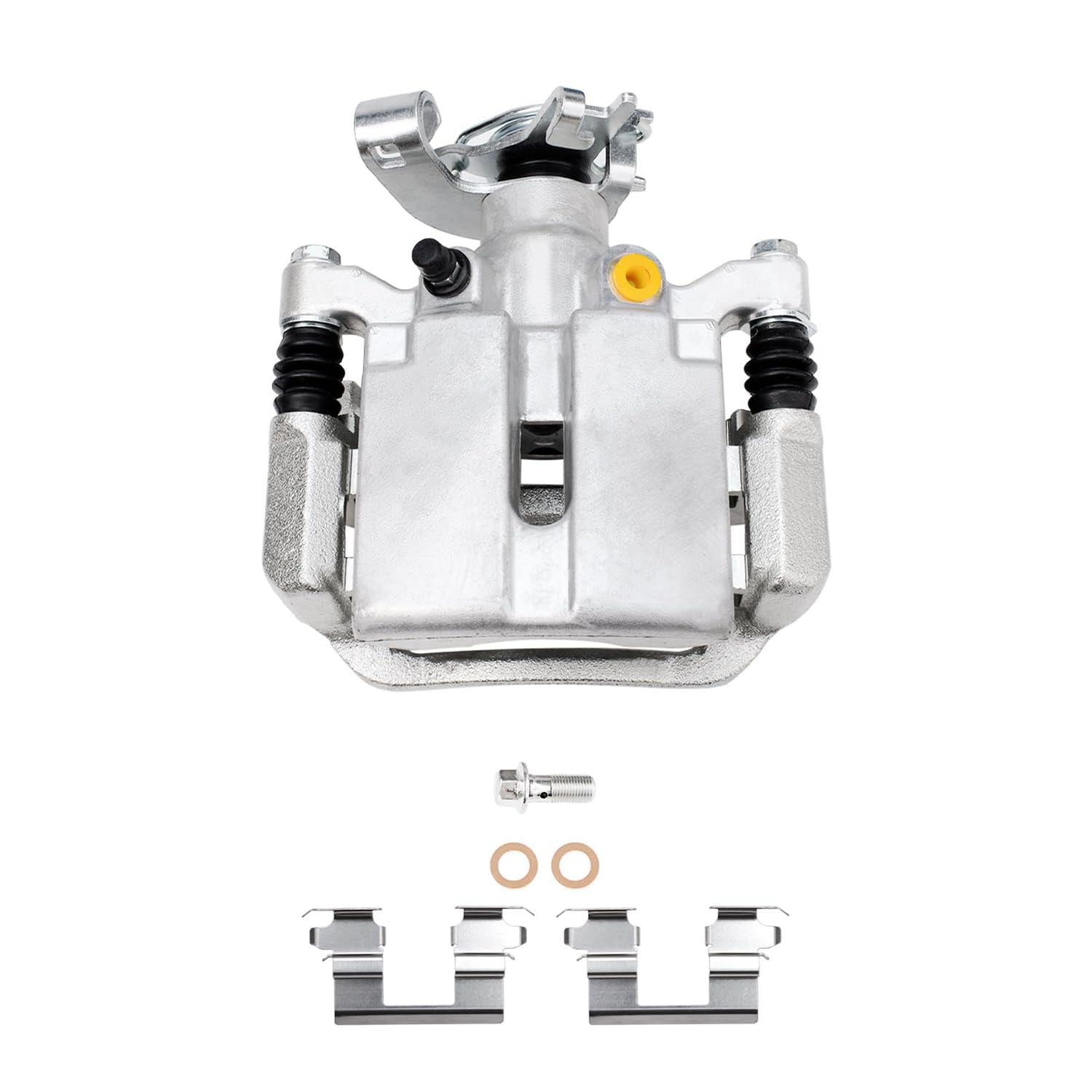 Detroit Axle - Rear 2pc Brake Calipers for Chevy Cobalt HHR Malibu Pontiac G5 G6 Pursuit Saturn Aura Ion, 2 Disc Brake Calipers Assembly Replacement