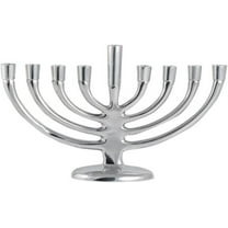 Zion Judaica Stylish Elegant Menorah Elegant Candle Minorah for Hanukkah Uses Standard Chanukah Candles