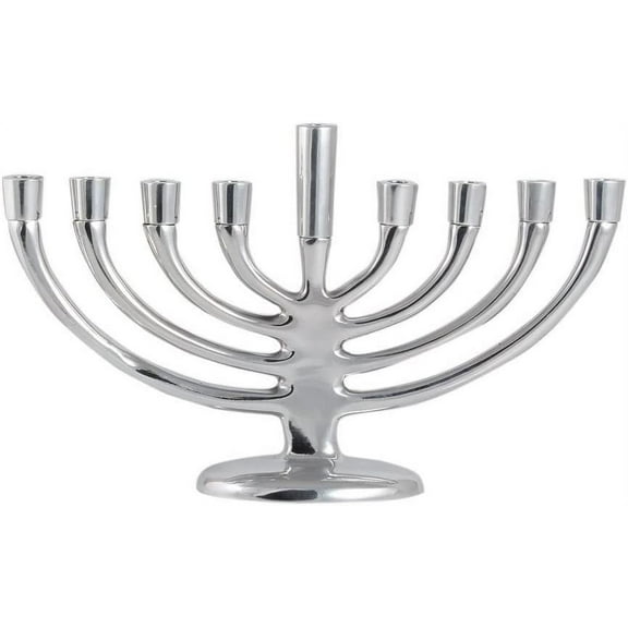 Zion Judaica Stylish Elegant Menorah Elegant Candle Minorah for Hanukkah Uses Standard Chanukah Candles