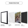 thumbnail image 3 of Craig Frames 11x16 Black Picture Frame 1-Inch Wide Smooth Black Gallery Rounded Moulding, Pack of 4, 3 of 5