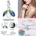 thumbnail image 4 of Original 925 Plata Esterlina Magic Color Camaleón Luminoso Bee Beads Charm Fit Señoras Pulsera DIY Glamour Moda Joyería Regalo, 4 of 4