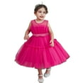 thumbnail image 2 of 1-6T Christmas Birthday Wedding Toddler Girls Princess Dress Ruffle Ball Gown, 2 of 6